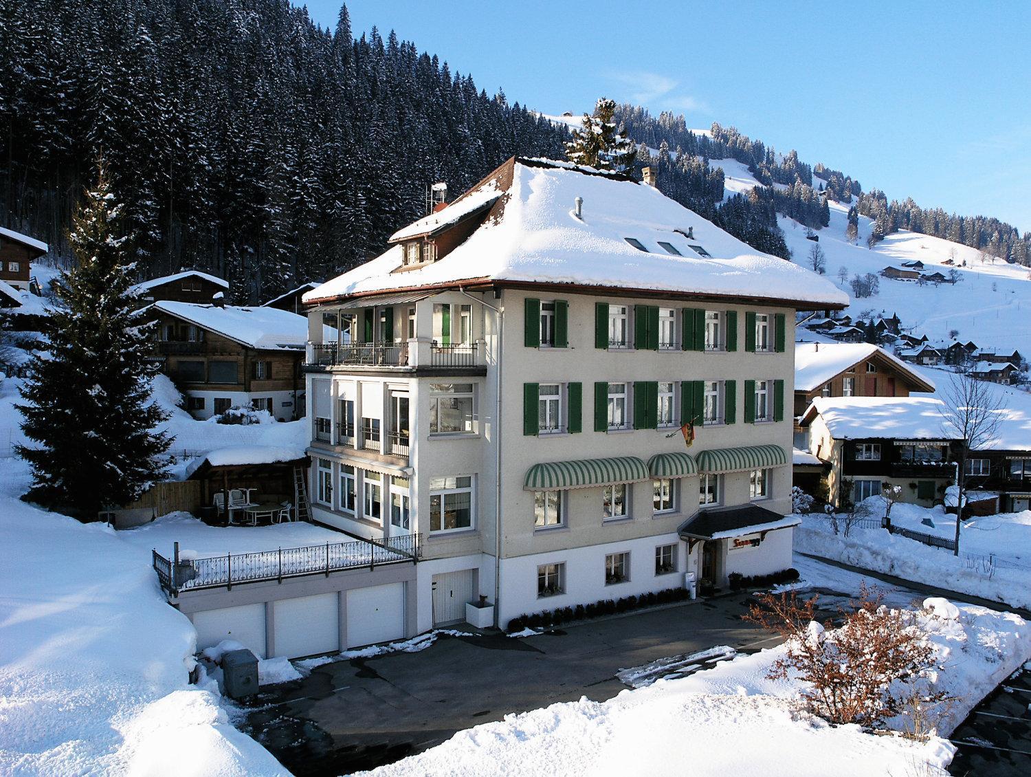 Sonnegg Hotel Zweisimmen Eksteriør billede
